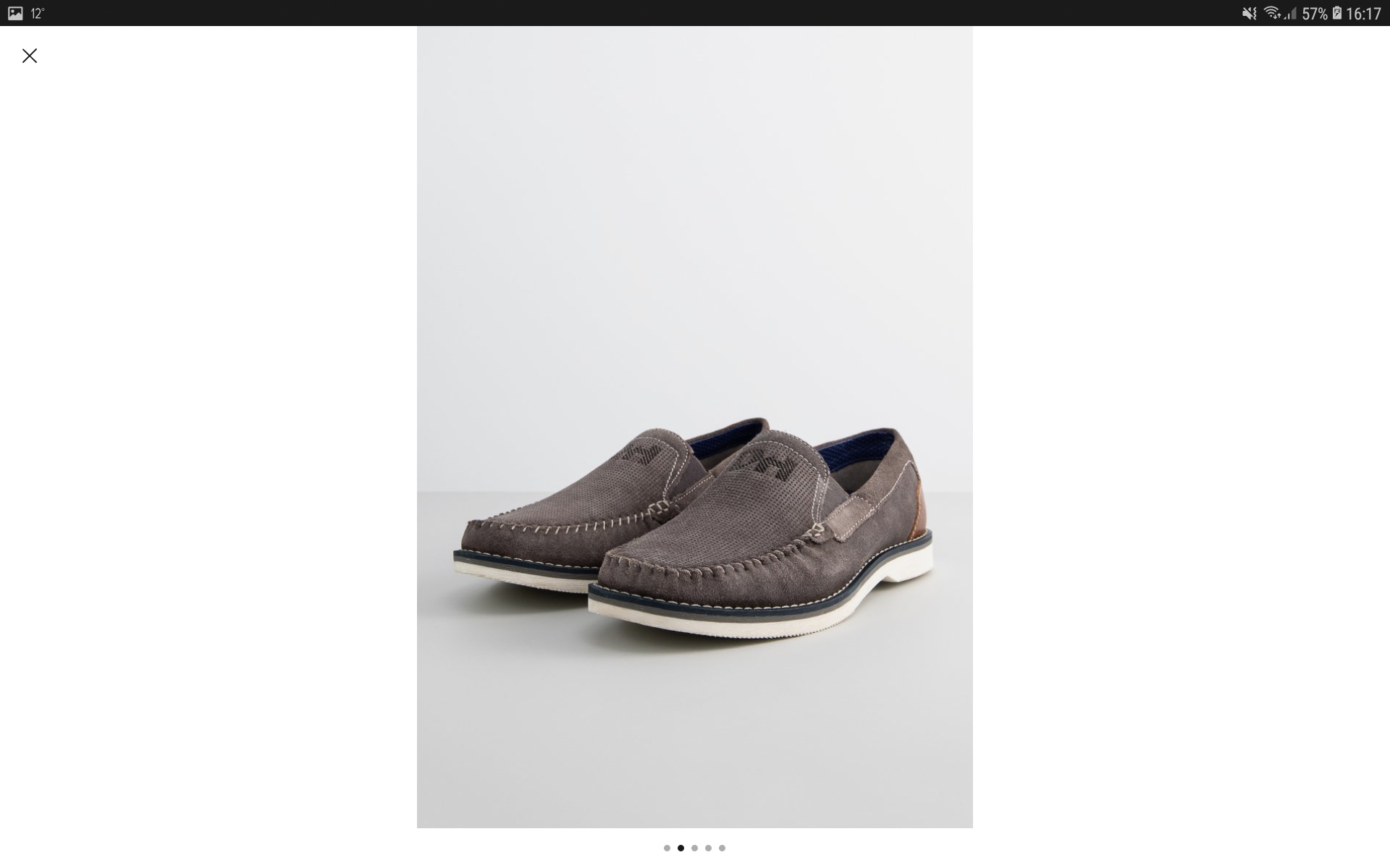 Daniel Hechter boty Light Grey Leather Shoes